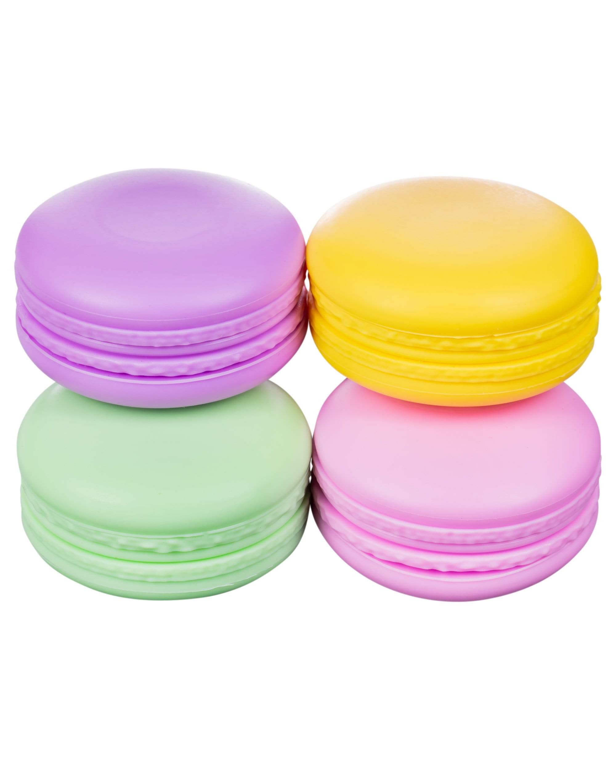 4 Pack "Waxaron" Macaron Silicone Jars