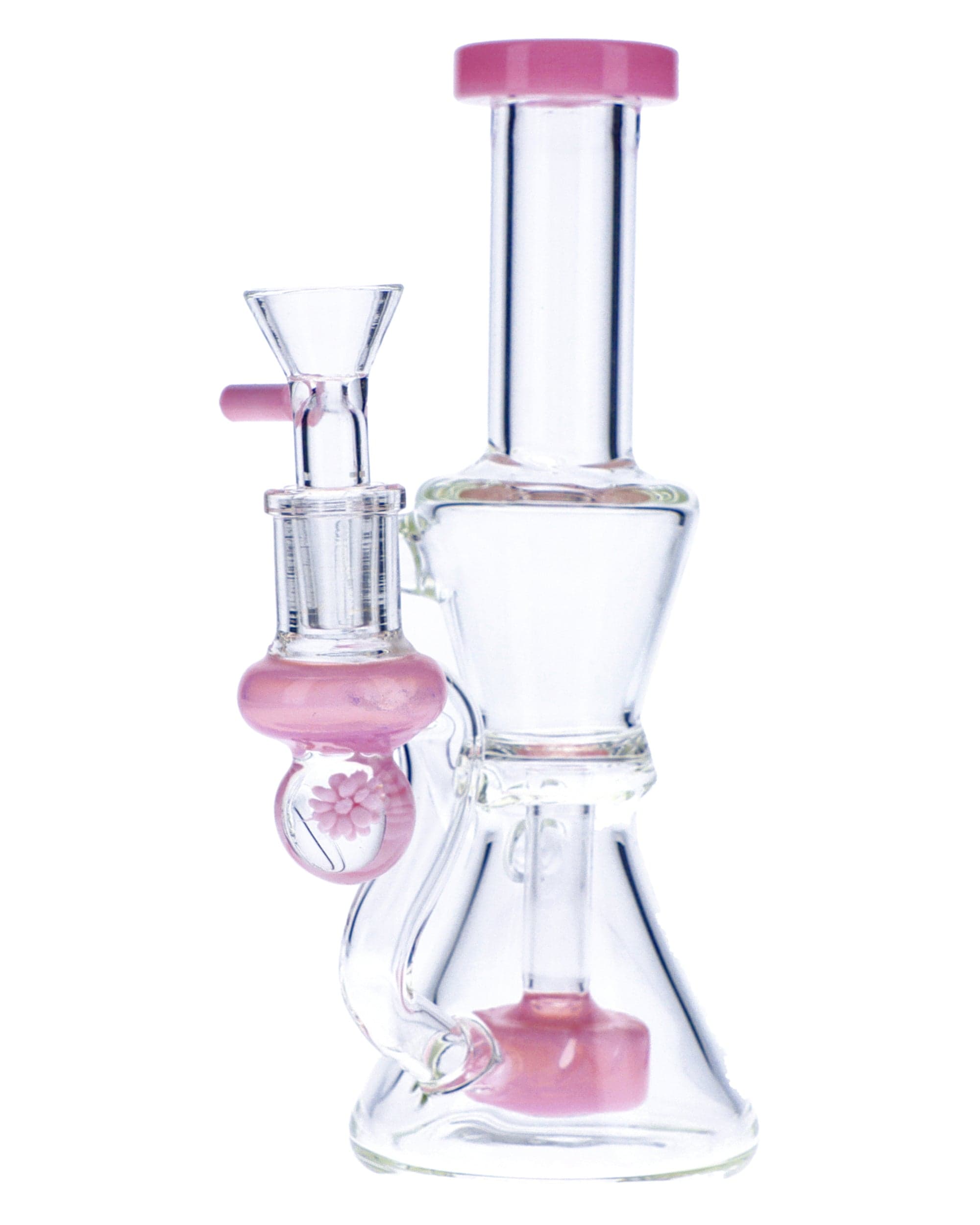 Valiant Distribution Opal Accented Recycler Mini Bong